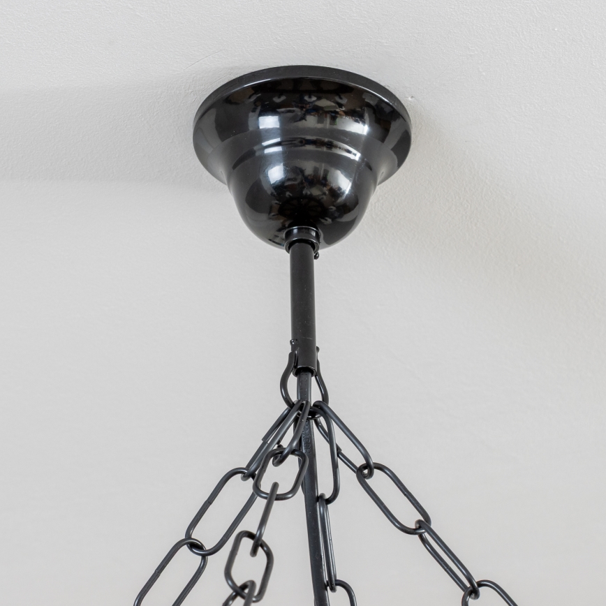 Brilagi - Подвесная люстра на цепи ROATA 8xE14/40W/230V диам. 70 см бук/орех