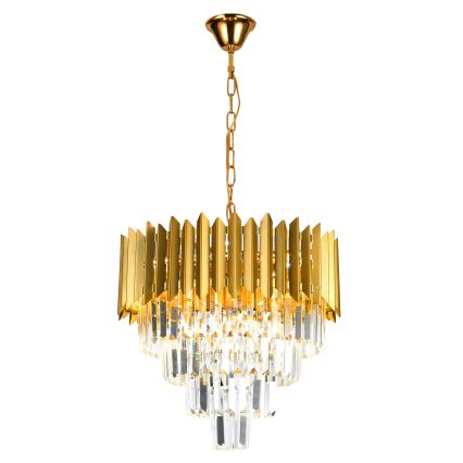 Brilagi - Подвесная люстра на цепочке CRISTAL 5xE14/40W/230V, диаметр 45 см
