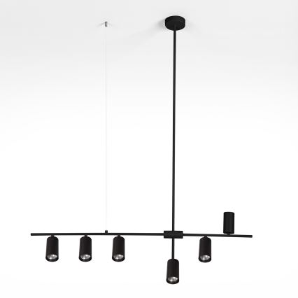 Brilagi - Подвесная люстра на тросе CRANE 6xGU10/30W/230V чёрная