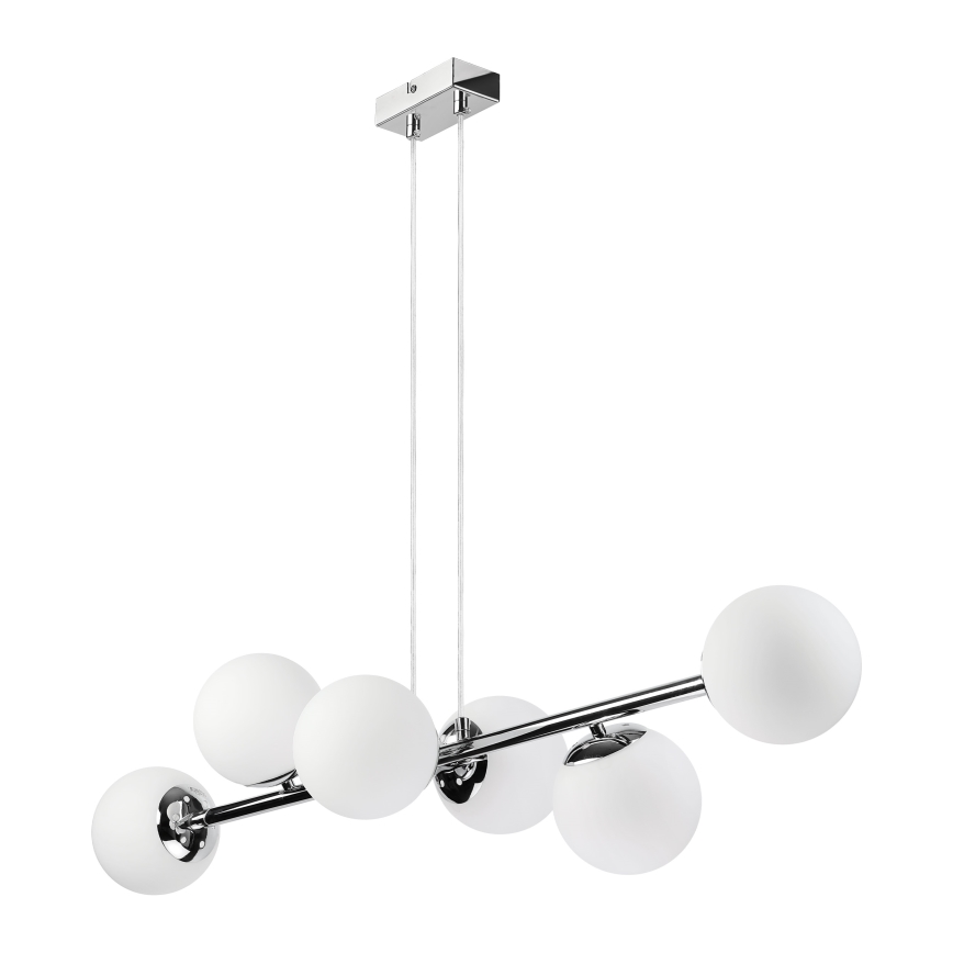 Brilagi - Подвесная люстра на тросе MALONY, 6×E14 / макс. 20 Вт / 230 В, полированный хром