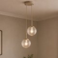 BRILAGI - Подвесная люстра на тросе STELLA 2xE27/60W/230V бежевая/золотая