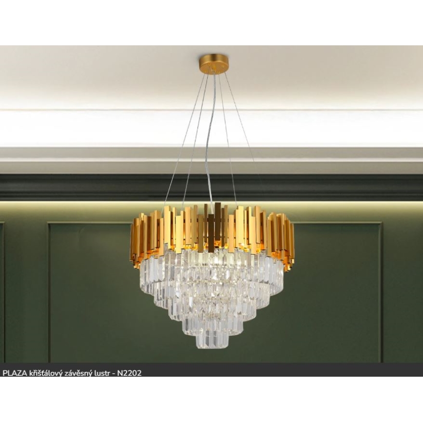 Brilagi - Подвесная люстра PLAZA на тросе 9xE14/40W/230V