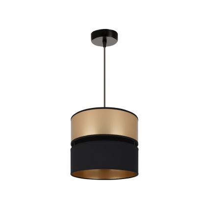 Brilagi - Подвесная люстра ROYAL 1xE27/15W/230V диаметр 25 см черный/золотистый