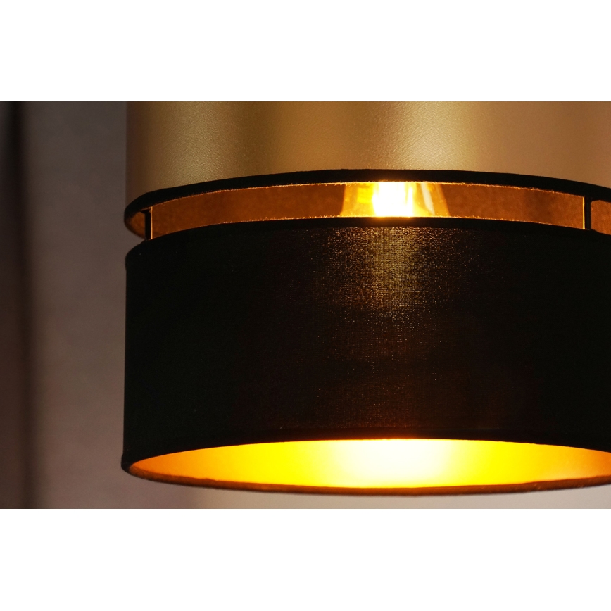 Brilagi - Подвесная люстра ROYAL 1xE27/15W/230V диаметр 25 см черный/золотистый