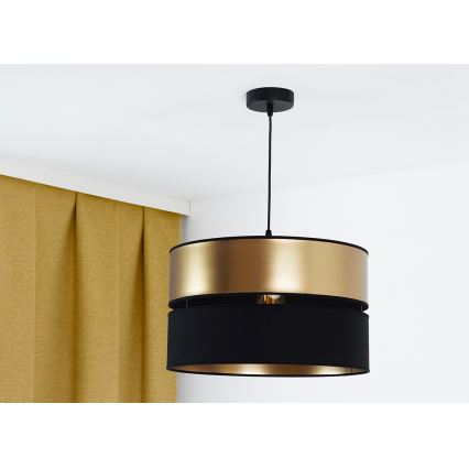 Brilagi - Подвесная люстра ROYAL 1xE27/15W/230V диаметр 40 см черный/золотистый