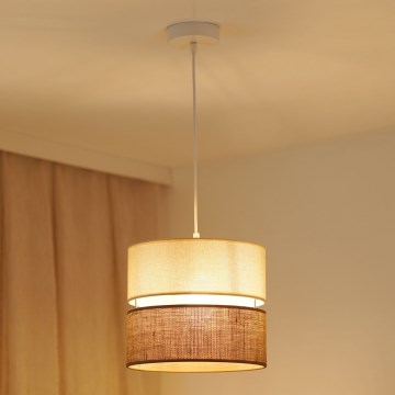 Brilagi - Подвесная люстра ROYAL YUTE 1xE27/15W/230V диаметр 25 см бежевый/кремовый