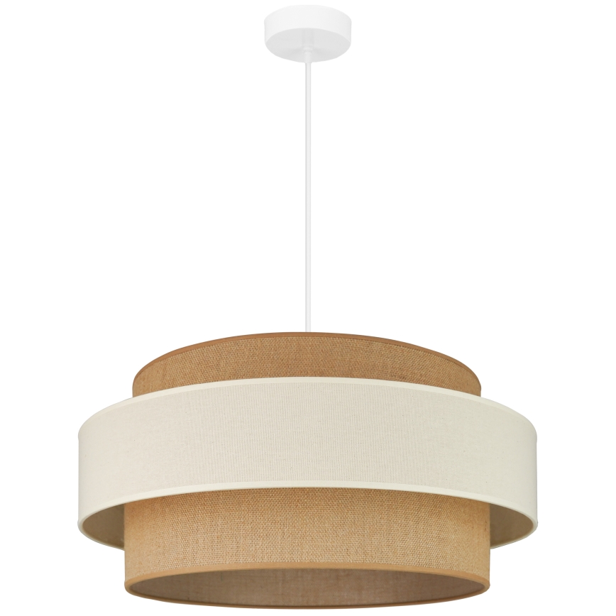 Brilagi - Подвесная люстра SPACE LIGHT 1xE27/15W/230V диаметр 50 см бежевый/кремовый