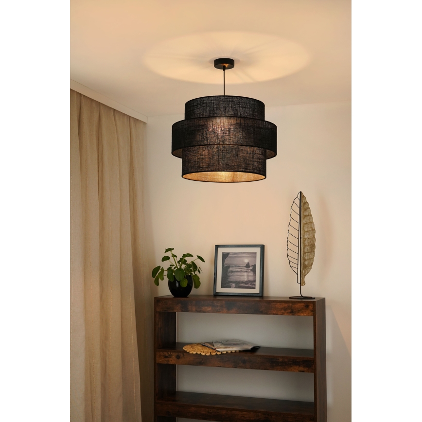 Brilagi - Подвесная люстра SPACE YUTE 1xE27/15W/230V диаметр 50 см черный