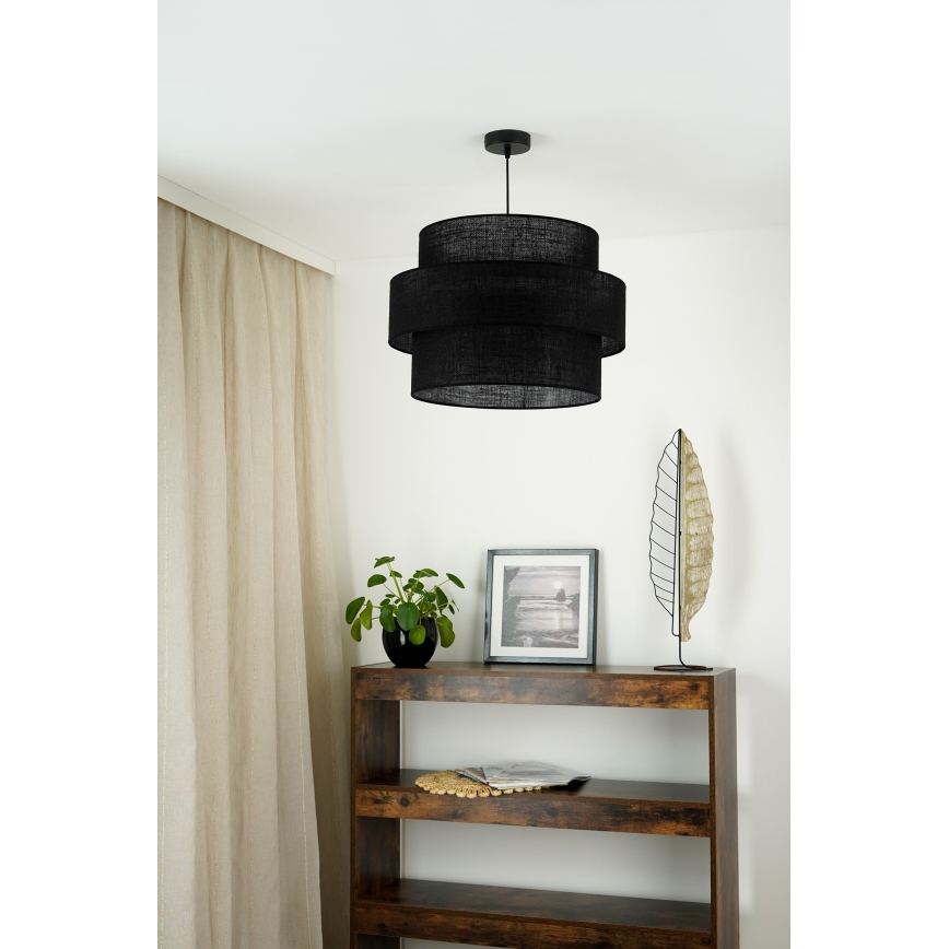 Brilagi - Подвесная люстра SPACE YUTE 1xE27/15W/230V диаметр 50 см черный