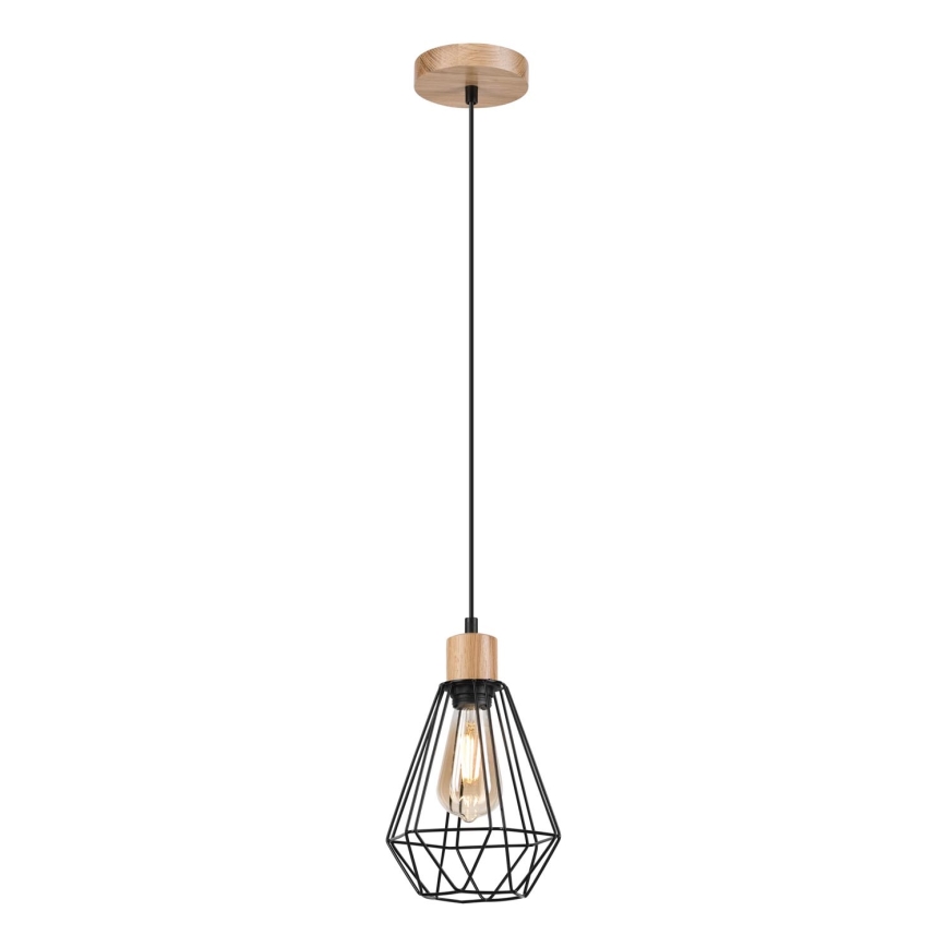 Brilagi - Подвесная люстра WOODY BASKET 1xE27/60W/230V дуб