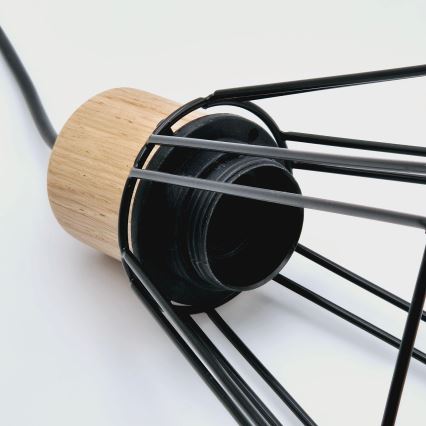 Brilagi - Подвесная люстра WOODY BASKET 1xE27/60W/230V дуб