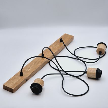 Brilagi - Подвесная люстра WOODY BASKET 3xE27/60W/230V дуб