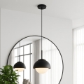 BRILAGI - Подвесной светильник на тросе COSMO 1xE27/60W/230V Ø 18 см чёрный