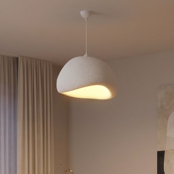 Brilagi - Подвесной светильник на тросе LOVAL 1xE27/40W/230V, диаметр 50 см, белый