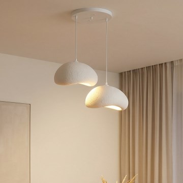 Brilagi - Подвесной светильник на тросе WABI SABI 2xE27/40W/230V белый