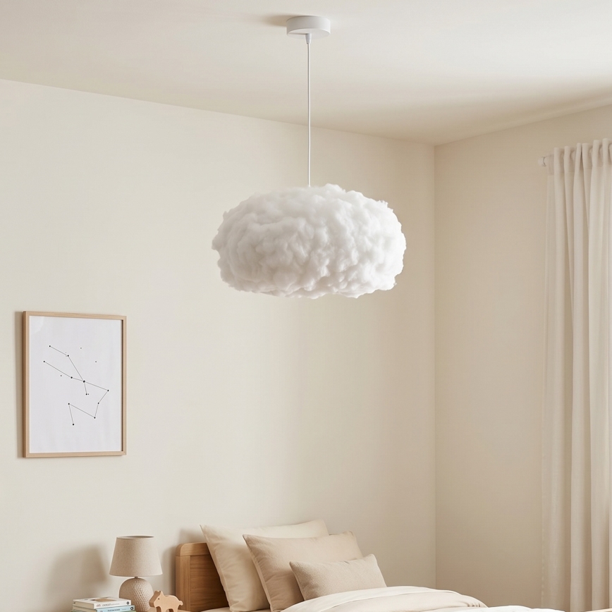 Brilagi - Подвесной светильник SOLEAIR на шнуре, 1xE27/60W/230V, диаметр 45 см, белый