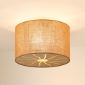 Brilagi - Потолочная люстра COUNTRY ROLLER 1xE27/15W/230V диам. 50 см бежевый