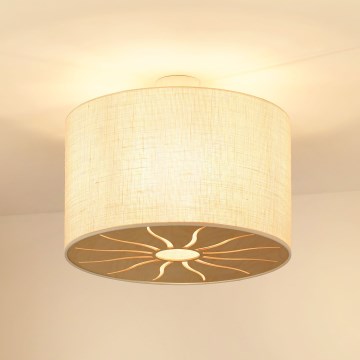 Brilagi - Потолочная люстра COUNTRY ROLLER 1xE27/15W/230V диам. 50 см кремовый