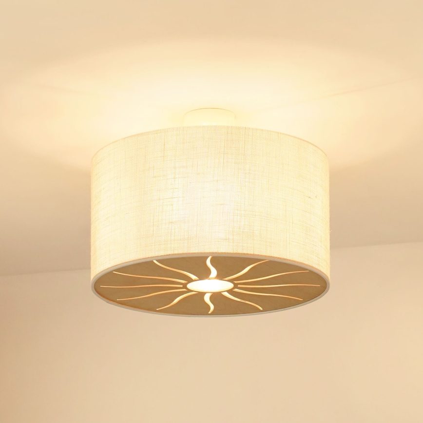 Brilagi - Потолочная люстра COUNTRY ROLLER 1xE27/15W/230V диаметр 45 см кремовый