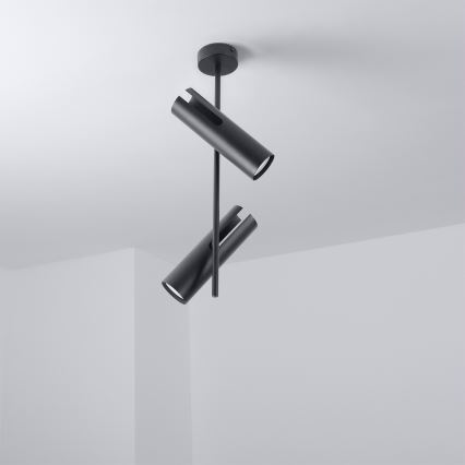 Brilagi - Потолочная люстра на штанге BRANCH 2xGU10/30W/230V черная