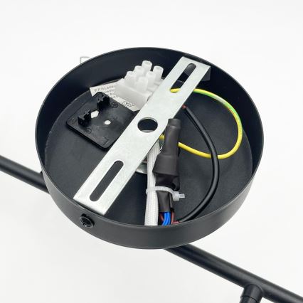 Brilagi - Потолочная накладная люстра MALONY 4xE14/20W/230V черная