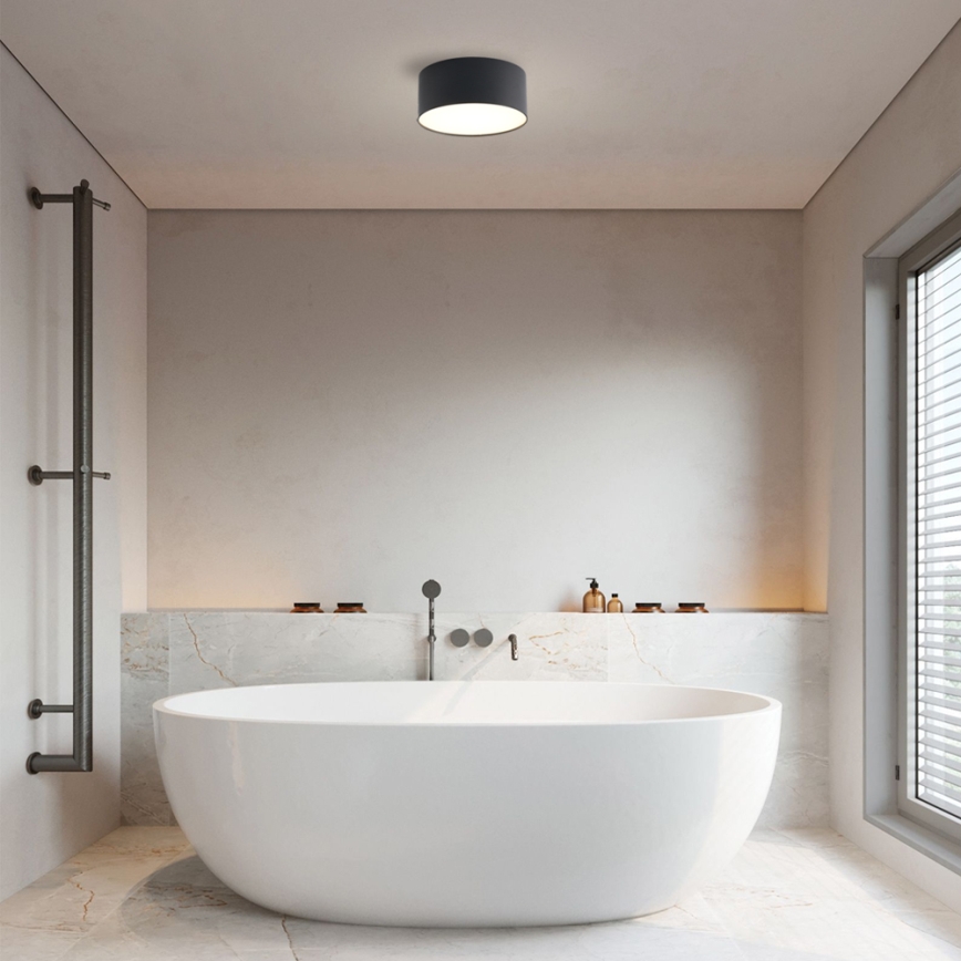 Brilagi - LED потолочный светильник для ванной FORIS LED/20W/230V Ø 15 см черный IP44