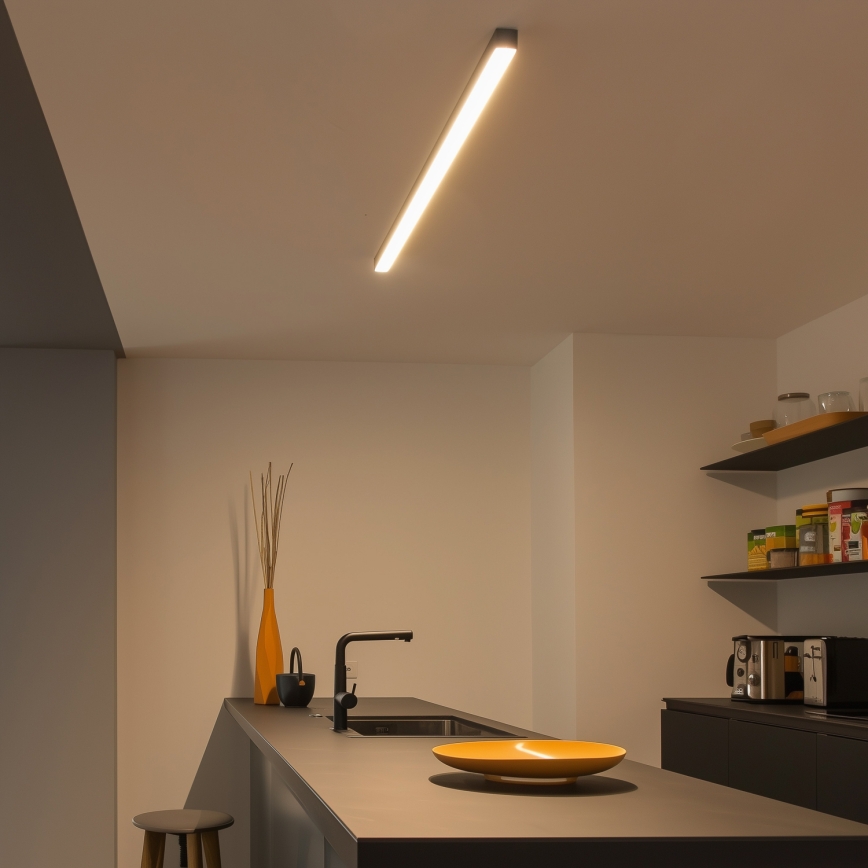 Brilagi - LED накладной потолочный светильник FULLDAY LED/30/40/50W/230V 2700/4000/6000K 150 cm UGR19 черный