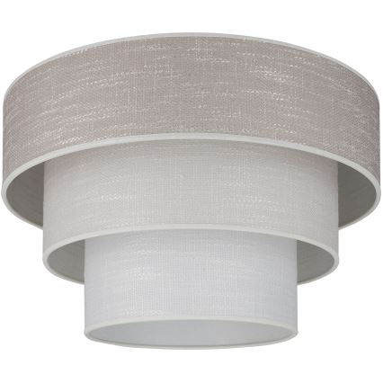 Brilagi - Потолочный светильник ALASKA LUNETA 1xE27/15W/230V диаметр 45 см серый/кремовый