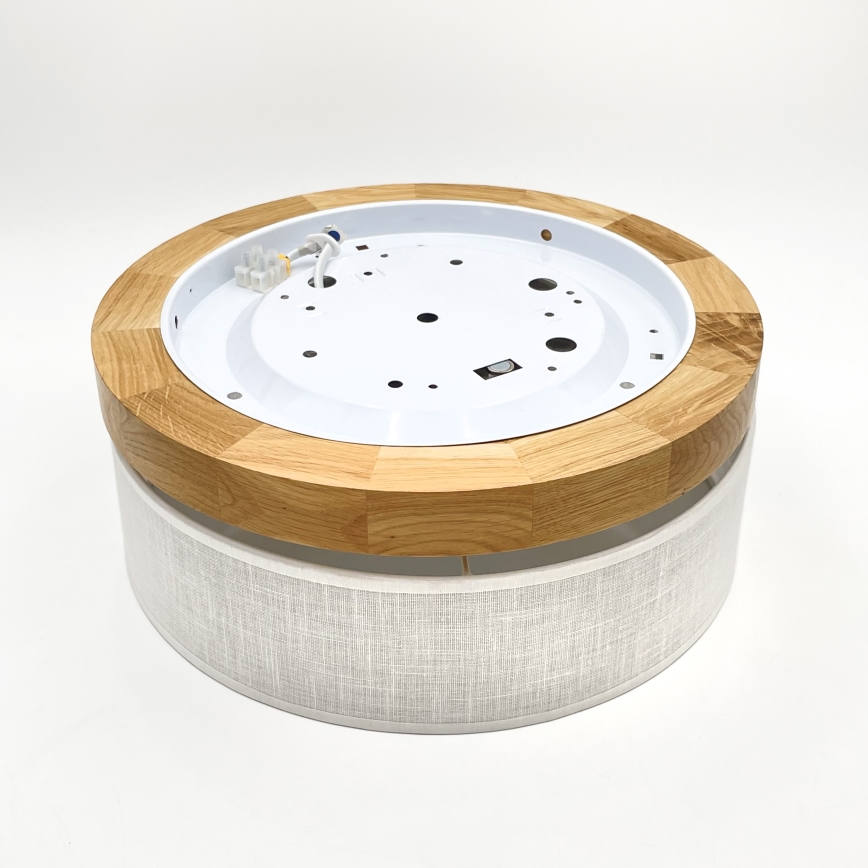 Brilagi - потолочный светильник BELLADONNA LED, 20 Вт/230 В, Ø 30 см, белый/дуб