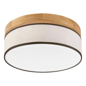 Brilagi - потолочный светильник BELLADONNA LED/20W/230V Ø 30 см кремовый/дуб