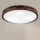 Brilagi - Потолочный светильник CARVALHO SLIM SMOKEY 3xE27/60W/230V, дуб, диаметр 47,5 см