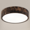 Brilagi - Потолочный светильник CARVALHO SMOKEY 2xE27/60W/230V дуб, диаметр 37,5 см