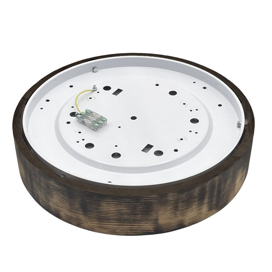 Brilagi - Потолочный светильник CARVALHO SMOKEY 2xE27/60W/230V дуб, диаметр 37,5 см