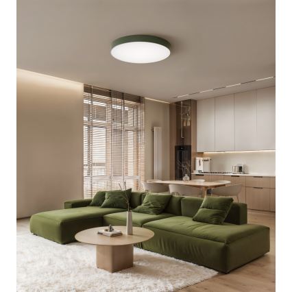 Brilagi - Потолочный светильник CLARE 4xE27/24W/230V Ø 50 см хаки