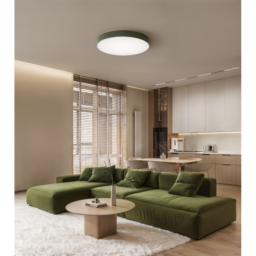 Brilagi - Потолочный светильник CLARE 4xE27/24W/230V Ø 50 см хаки