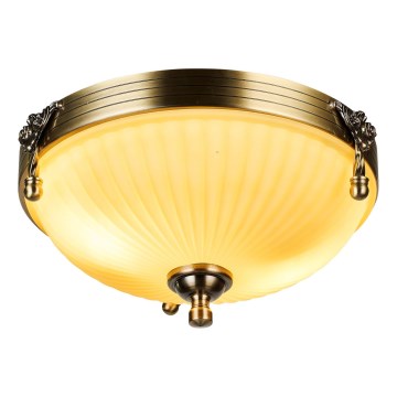 Brilagi - Потолочный светильник CLASSIC 2xE27/60W/230V латунь