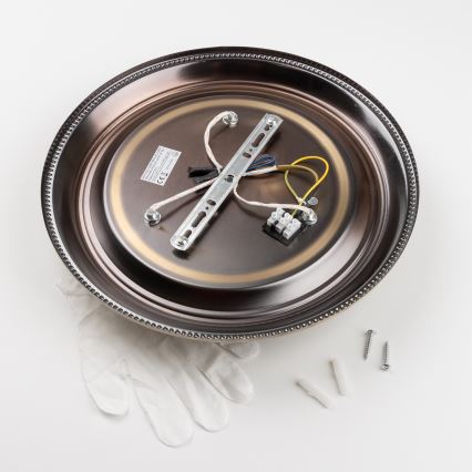 Brilagi - Потолочный светильник CLASSIC 3xE27/60W/230V бронзовый