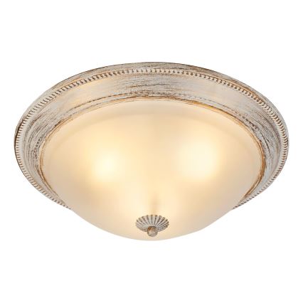 Brilagi - Потолочный светильник CLASSIC 3xE27/60W/230V кремовый/патина