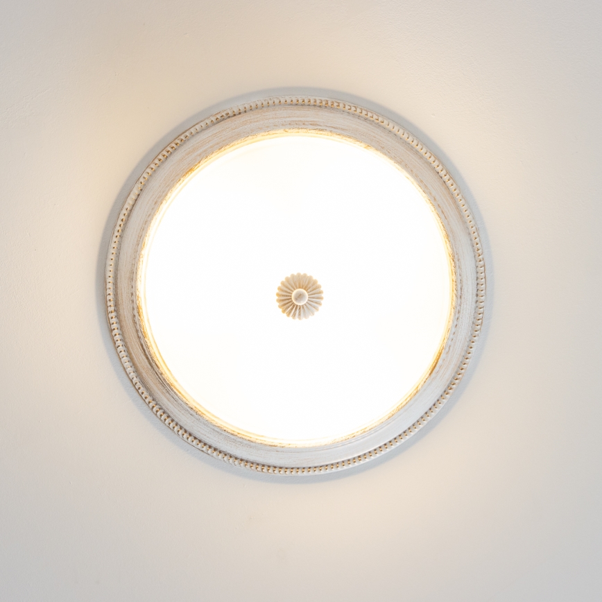 Brilagi - Потолочный светильник CLASSIC 3xE27/60W/230V кремовый/патина