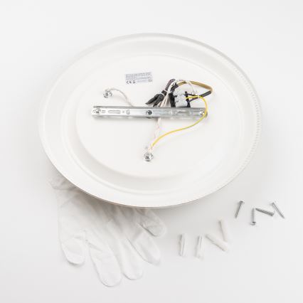 Brilagi - Потолочный светильник CLASSIC 3xE27/60W/230V кремовый/патина