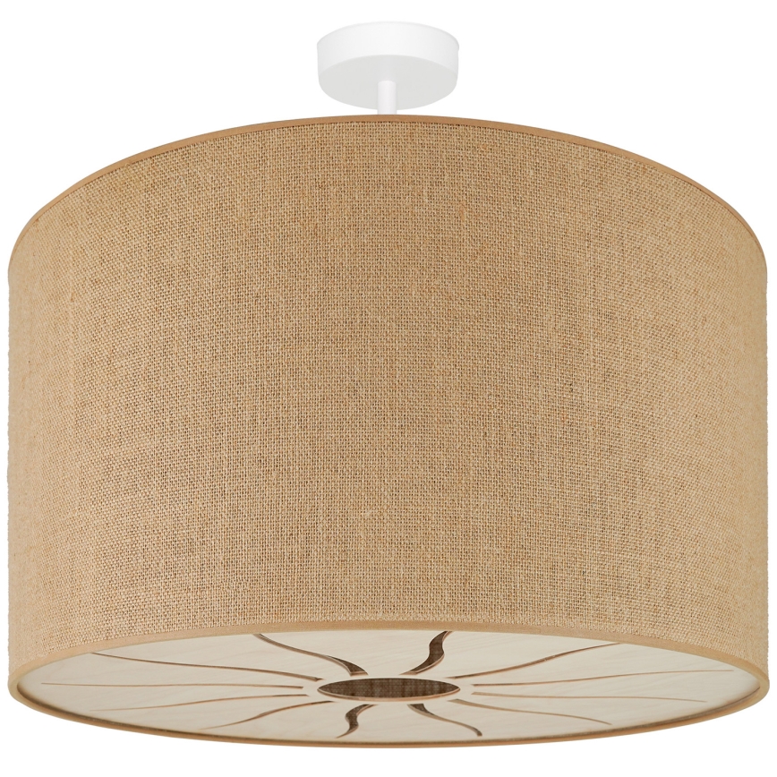 Brilagi - Потолочная люстра COUNTRY ROLLER 1xE27/15W/230V диам. 50 см бежевый