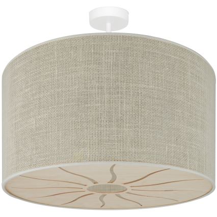 Brilagi - Потолочная люстра COUNTRY ROLLER 1xE27/15W/230V диам. 50 см кремовый