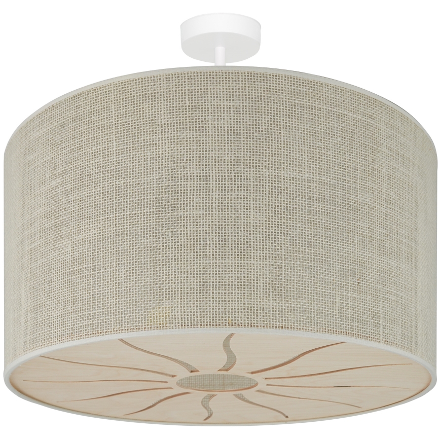 Brilagi - Потолочная люстра COUNTRY ROLLER 1xE27/15W/230V диам. 50 см кремовый