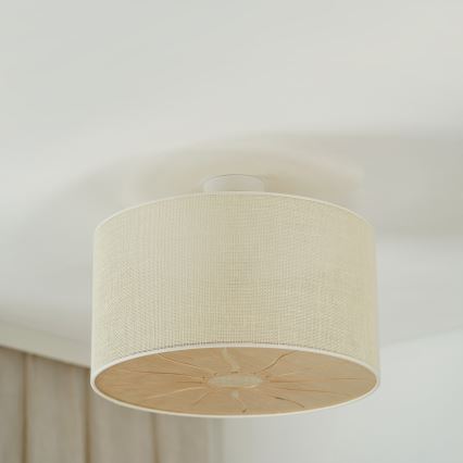 Brilagi - Потолочная люстра COUNTRY ROLLER 1xE27/15W/230V диам. 50 см кремовый