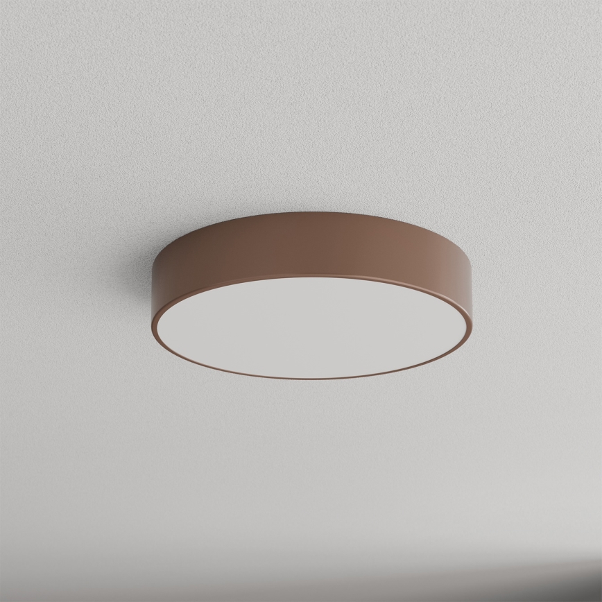 Brilagi - Потолочный светильник для ванной комнаты CLARE 3xE27/24W/230V Ø 40 см IP54 коричневый