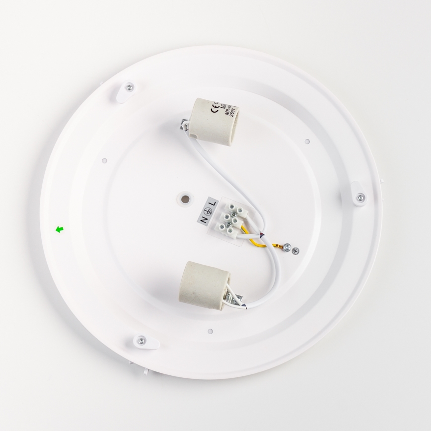 Brilagi - Потолочный светильник для ванной комнаты POOL 2xE27/15W/230V диаметр 30 см IP54 чёрный