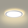 Brilagi - Потолочный светильник для ванной комнаты ULTRA SLIM LED/18W/230V Ø 30 см, серебристый, IP54