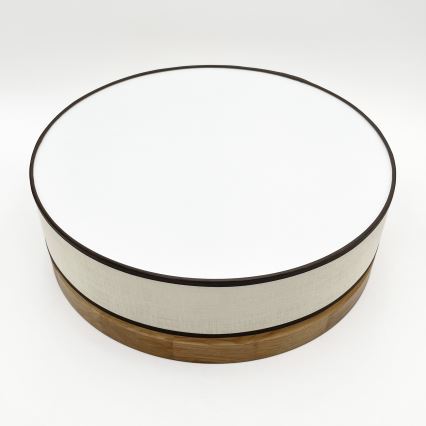 Brilagi - потолочный светильник LED BELLADONNA LED/36W/230V, диаметр 40 см, кремовый/дуб