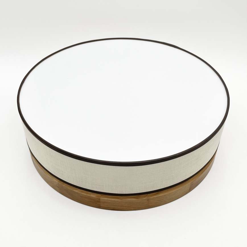 Brilagi - потолочный светильник LED BELLADONNA LED/36W/230V, диаметр 40 см, кремовый/дуб