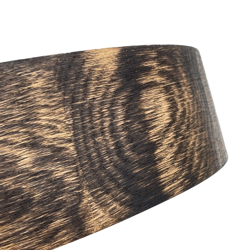 Brilagi - Потолочный светильник LED CARVALHO SMOKEY LED/20 Вт/230 В, дуб, диаметр 27,5 см